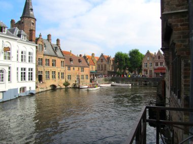 Bir kanal Bruges, Belçika