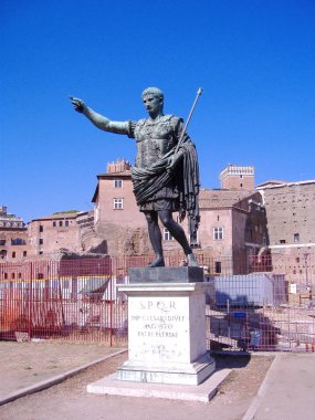 Heykel Augustus, ilk Roma İmparatoru, Roma, İtalya