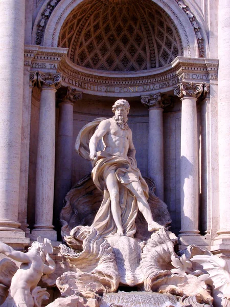 Trevi Brunnen Rom Italien — Stockfoto