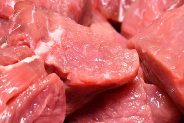 Çiğ kırmızı et (makro)