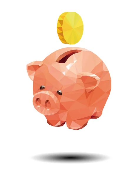 Savings vector pig — Stock Vector