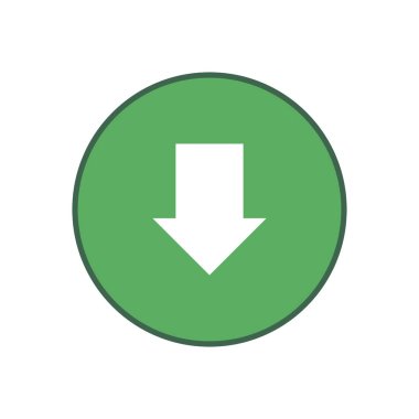 Download Icon beyaz zemin üzerine