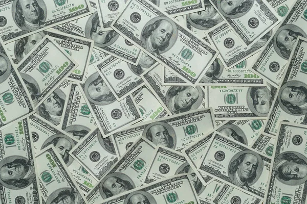 Dolar Banknotlarının Arkaplanı — Stok fotoğraf