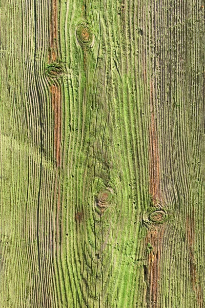 Vista Sfondo Verde Invecchiato Texture Legno Tavole Legno Verde Squallido — Foto Stock