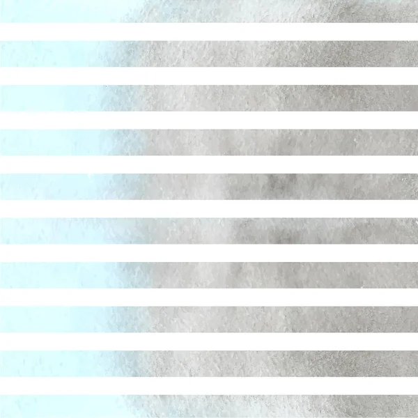 Rayas de acuarela azul claro y gris. Ilustración vectorial — Archivo Imágenes Vectoriales