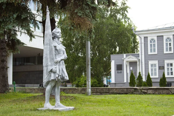 Lenin huis vaderland - Ulyanovsk (Ульяновск), Rusland. — Stockfoto