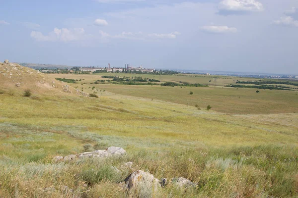 Pomnik przyrody - Kamyshinskye góry uszy. — Zdjęcie stockowe