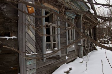 Terk Edilmiş Eski Ev. 