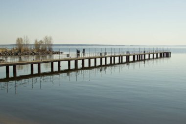 Ulyanovsk nehir liman İskelesi. 