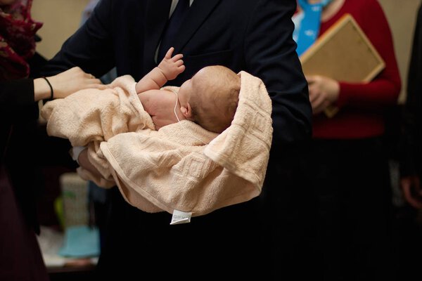 Русское православное крещение. Храм Трех Иерархов
