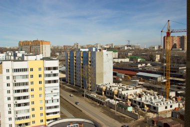 Bir çok katlı içinde Ulyanovsk Bina İnşaatı.