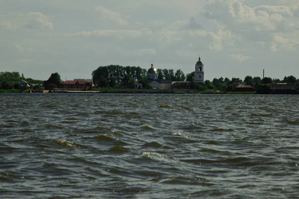 Staromaynsky Bay Wołgi. — Zdjęcie stockowe