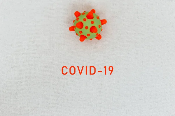 Modelo Cepa Del Virus Abstracto Coronavirus Del Síndrome Respiratorio Mers — Foto de Stock