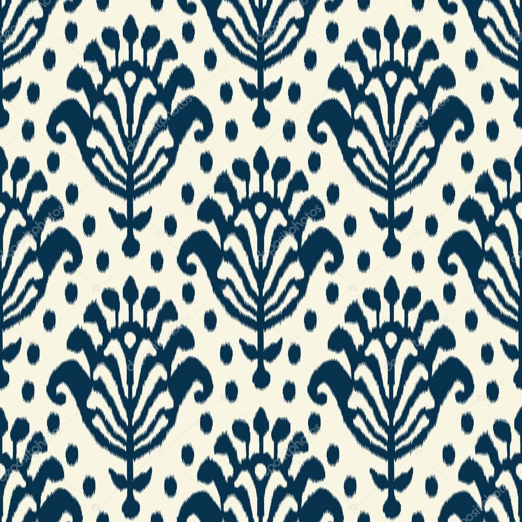 Oriental pattern. Silk pattern. Cotton pattern. Adras. Ikat.