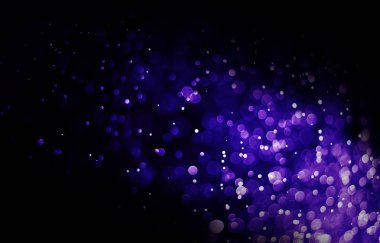 Bokeh açık renk siyah arka plan 