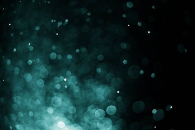 Bokeh açık renk siyah arka plan 