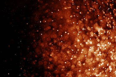 Bokeh açık renk siyah arka plan 