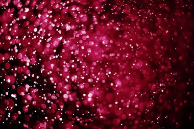 Parlak ışık kırmızı bokeh bulanık