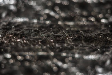 Bokeh ışık glitter soyut vintage siyah arka plan üzerine 