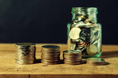 Para tasarrufu ve ekonomi kavramı Bankacılığı hesabı