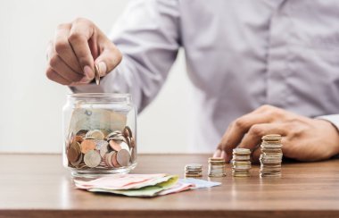 Para ve Finans iş kavramı için bankacılık hesap kaydetme
