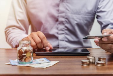 Teknoloji ağ online banka ve internet bankacılığı ve netwo