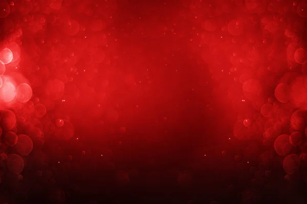 Glitter light red bokeh christmas blurred background — Stock Photo, Image