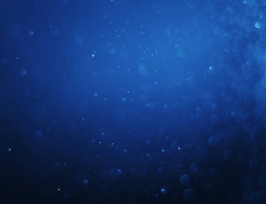 Parlak ışık mavi bokeh bulanık Noel arka plan 