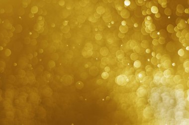 Parlak ışık altın bokeh bulanık Noel arka plan 