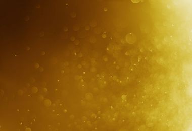 Parlak ışık altın bokeh bulanık Noel arka plan 