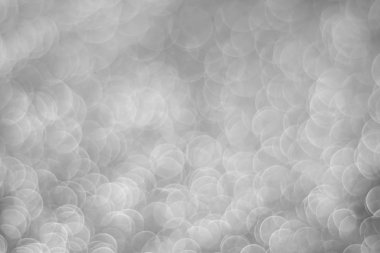 Soyut gümüş ışık bokeh noel ışık bulanık arka plan 