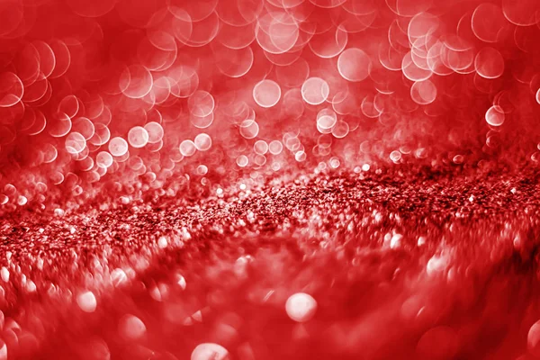 Brillo de luz abstracto rojo bokeh navidad fondo borroso — Foto de Stock