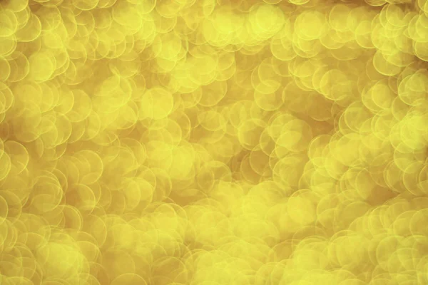 Abstraktes Gold Licht Bokeh Weihnachtslicht Verschwommenen Hintergrund — Stockfoto