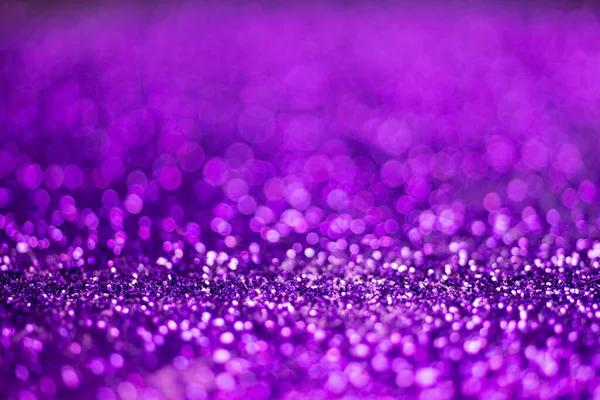 Glitter Light Abstract Purple Bokeh Light Blurred Background — Stock Photo, Image