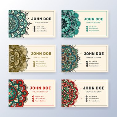 Yaratıcı yararlı iş adı kart tasarımı