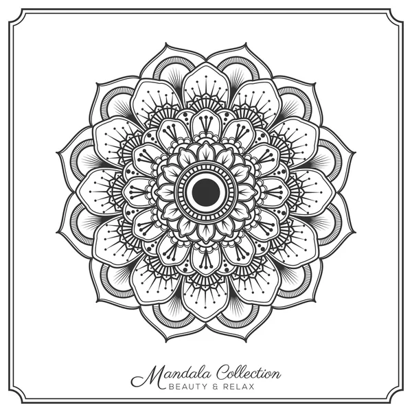 Download Cannabis Leaf Mandala Coloring Page — Stock Photo ...