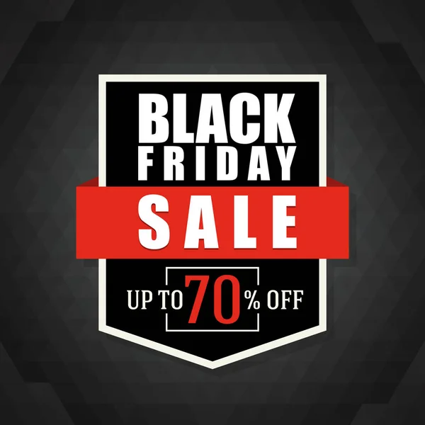 Black Friday Banner de venta y fondo — Vector de stock