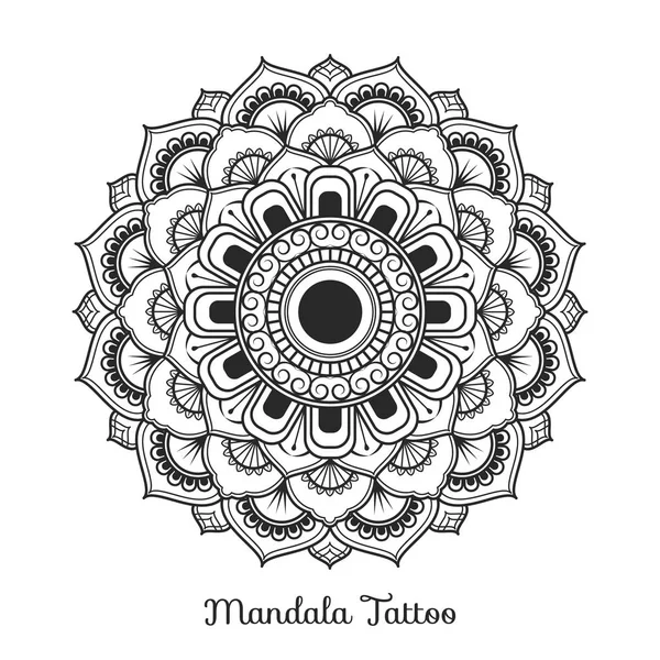 Mandala dekorative Ornamentgestaltung — Stockvektor
