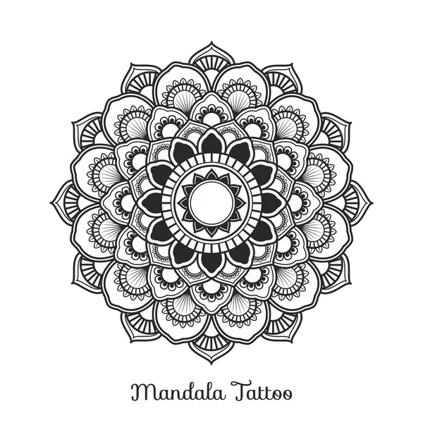 Mandala dekoratif süs tasarım — Stok Vektör