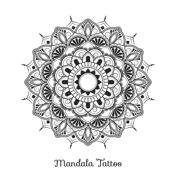 Mandala ornament ozdobny projekt — Wektor stockowy