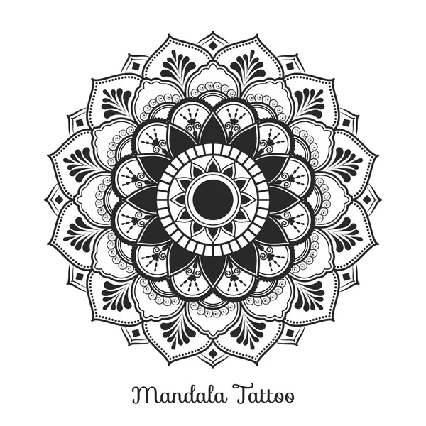 Mandala décoration ornement design — Image vectorielle