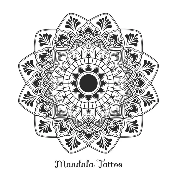 Mandala décoration ornement design — Image vectorielle