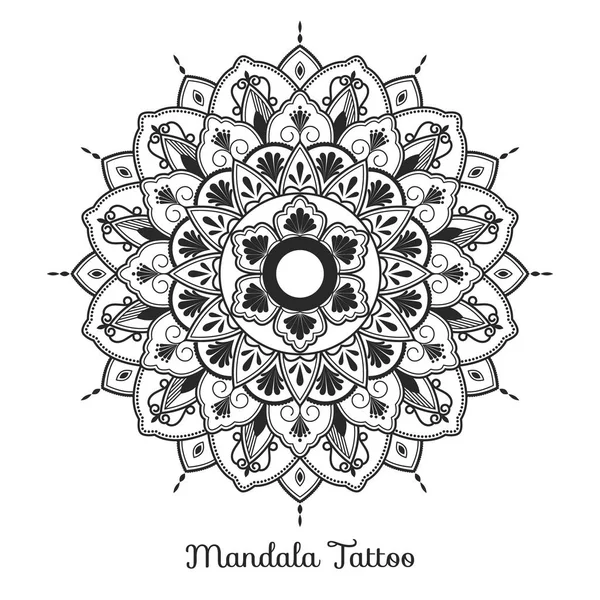 Mandala ornament ozdobny projekt — Wektor stockowy