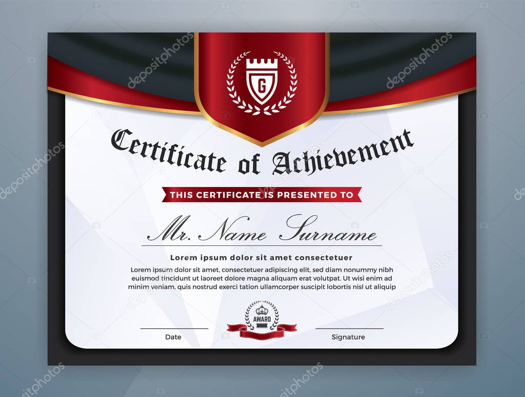 Multipurpose Modern Professional Certificate