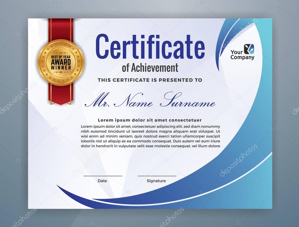 Modern Professional Certificate Template — Stock Vector © raftel #159571484