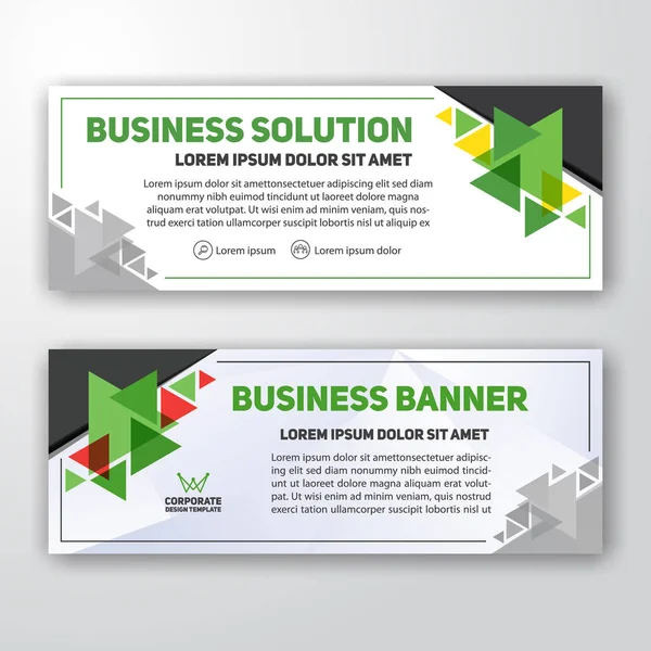 Modernes Corporate Banner Hintergrunddesign — Stockvektor