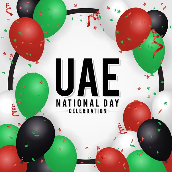 Fundo do Dia Nacional dos Emirados Árabes Unidos —  Vetores de Stock
