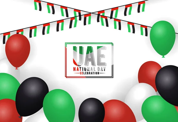 Fundo do Dia Nacional dos Emirados Árabes Unidos —  Vetores de Stock