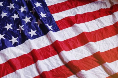 ABD bayrağı doku vidalı