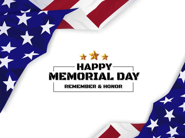 EUA Memorial Day fundo —  Vetores de Stock